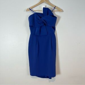 Adelyn Rae Royal Blue One Shoulder Dress